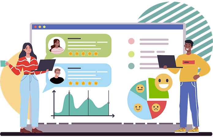 Google Bewertungen Illustration